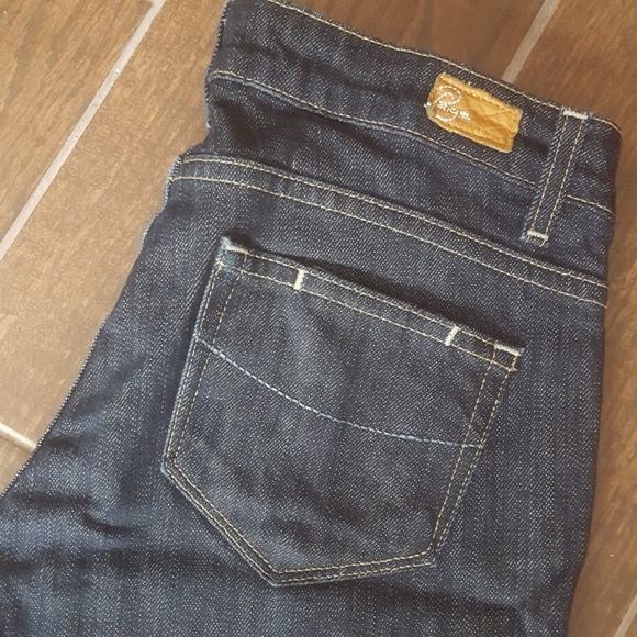 Paige Melrose Straight Leg Dark Wash Jeans - Picture 2 of 6